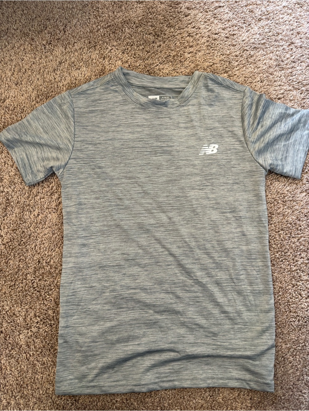 New Balance Boys Grey Heather Tee